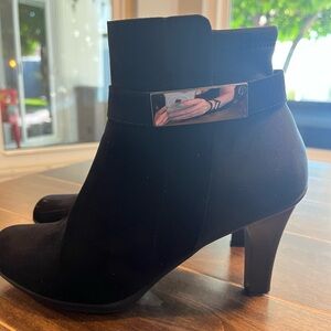 Kelly & Katie Black Ankle Dress Boots
